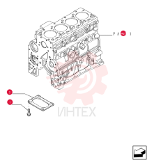 SCREW,Hex Flg, M10 x 1.5 x 25