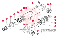 HYDRAULIC CYLINDER 84093115