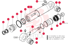 HYDRAULIC CYLINDER 84093113