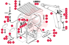 CAB FRAME 84089445