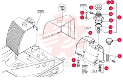 HYDRAULIC OIL RESERVOIR 84092559