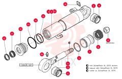 HYDRAULIC CYLINDER 84093124