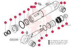 HYDRAULIC CYLINDER 84093169