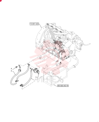 NEG BATTERY CABLE 84284996