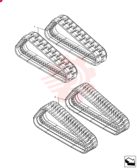 RUBBER TRACK,320W x 50 Links x 86P