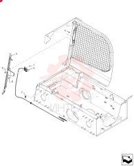 FLANGE NUT,Hex, M6 x 1, Cl 8 9804276 (2)