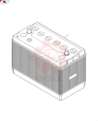WET BATTERY,Grp 31, 1000 CCA, 12V, 219.46mm H x 172.70mm W x 329.69mm L, Tpr Post