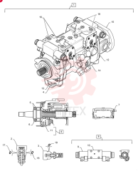 HYDRAULIC PUMP,45 CC