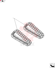 RUBBER TRACK,450W x 55 Links x 86P