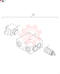 HYDRAULIC VALVE 84256405