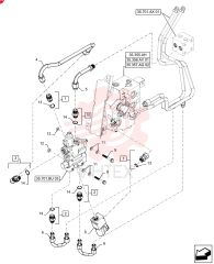 HYD CONNECTOR,7/8" - 14 JIC x 3/4" - 16 ORB 86071 (2)