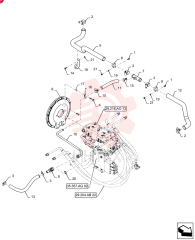 CARRIAGE BOLT,M8 x 1.25 x 25mm, Cl 8.8