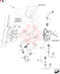 HYD CONNECTOR,7/8" - 14 JIC x 3/4" - 16 ORB 86071 (2)