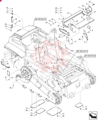 FLANGE BOLT,Hex, M6 x 1.0 x 25mm, Cl 8.8, Full Thd 9804257 (3)