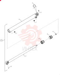 CYLINDER,Double Acting, 50.8mm Rod, 847.9mm Stroke