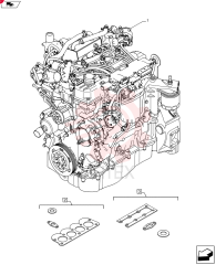 ENGINE,67kW, 3.4L, 4 Cylinders, W/ Turbocharger