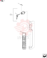 IGNITION SWITCH 87416177