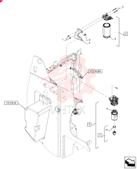 FLANGE NUT,Hex, M8 x 1.25, Cl 8