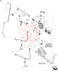 HYD CONNECTOR,7/8" - 14 ORB x 7/8" - 14 JIC