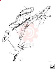 HOSE,15.88mm ID x 3073.4mm L, SAE 100R1