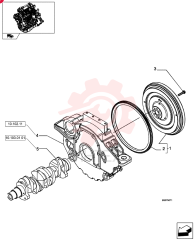 ENGINE FLYWHEEL 504178292