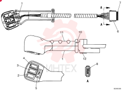 Multifunction Handle, Right Hand; Incl. 1 - 12