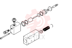 HYDRAULIC VALVE 72181372