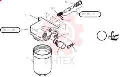 HYDRAULIC OIL FILTER 72181404