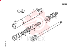 SERVO STEERING CYL 72181701