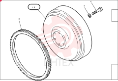ENGINE FLYWHEEL 76595442