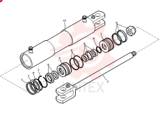 SERVO STEERING CYL 72181701
