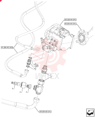 HYD CONNECTOR,1-3/16" - 12 ORFS x 7/8" - 14 ORB