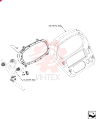 INSTRUMENT CLUSTER 47484652