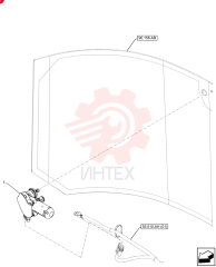 WIPER MOTOR 47495741