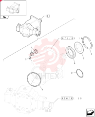 HYDROSTATIC MOTOR 87667148