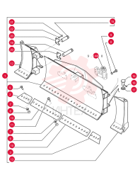 DOZER BLADE 76093770
