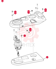 SCREW,Torx Pan Hd, M5 x 25mm, Cl 4.8 84187829 (3)