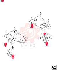 SPACER,1/4" Pipe x 1/2"