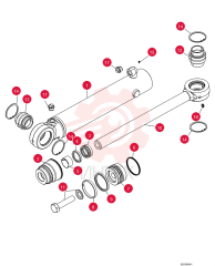HYDRAULIC CYLINDER 84135898