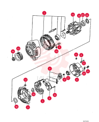 ALTERNATOR,12V, 90A, W/ Pulley