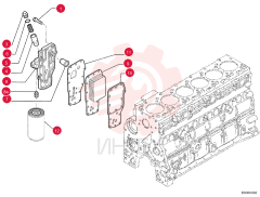 SCREW,Hex Flg, M8 x 1.25 x 35 4899019 (1)
