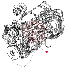 ENGINE ASSEMBLY,116kW, 6.7L, 6 Cylinders, W/ Turbocharger