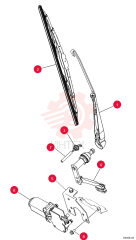 WIPER ARM 87397403