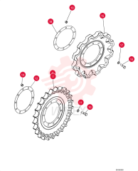 DRIVING SPROCKET 86981861