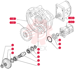 IDLE SHAFT 76040834