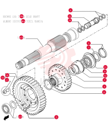 THRUST RING,55mm ID x 70mm OD x 5mm Thk
