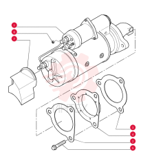 STARTER MOTOR 76195210
