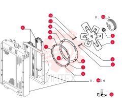 FAN,6 Blades, 762mm OD