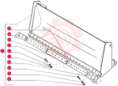 DOZER BLADE 76092009