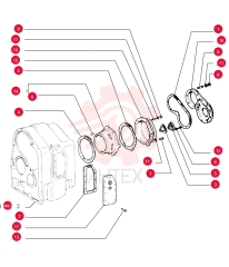 GASKET,0.8mm Thk 76028085